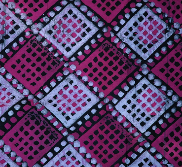 Afrikanischer Stoff - Afrika Batik in Pink / Lila